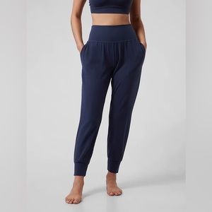 Athleta Salutation Joggers. Olive green, size Medium.